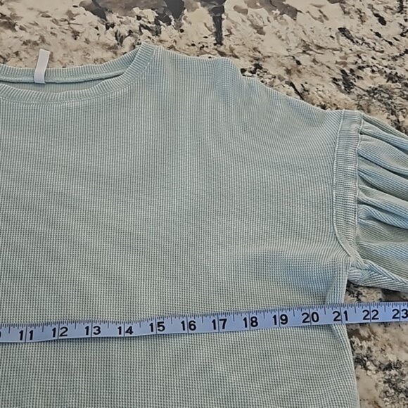 *SUPPLY**waffle, cropped top - Picture 5 of 6